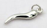 Genuine Sterling Silver 925 Lucky Horn Of Plenty Pendant / Charm -Free post