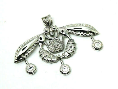 Solid Sterling Silver 925 Ancient Minoan Greek Crete Malia Bees Pendant