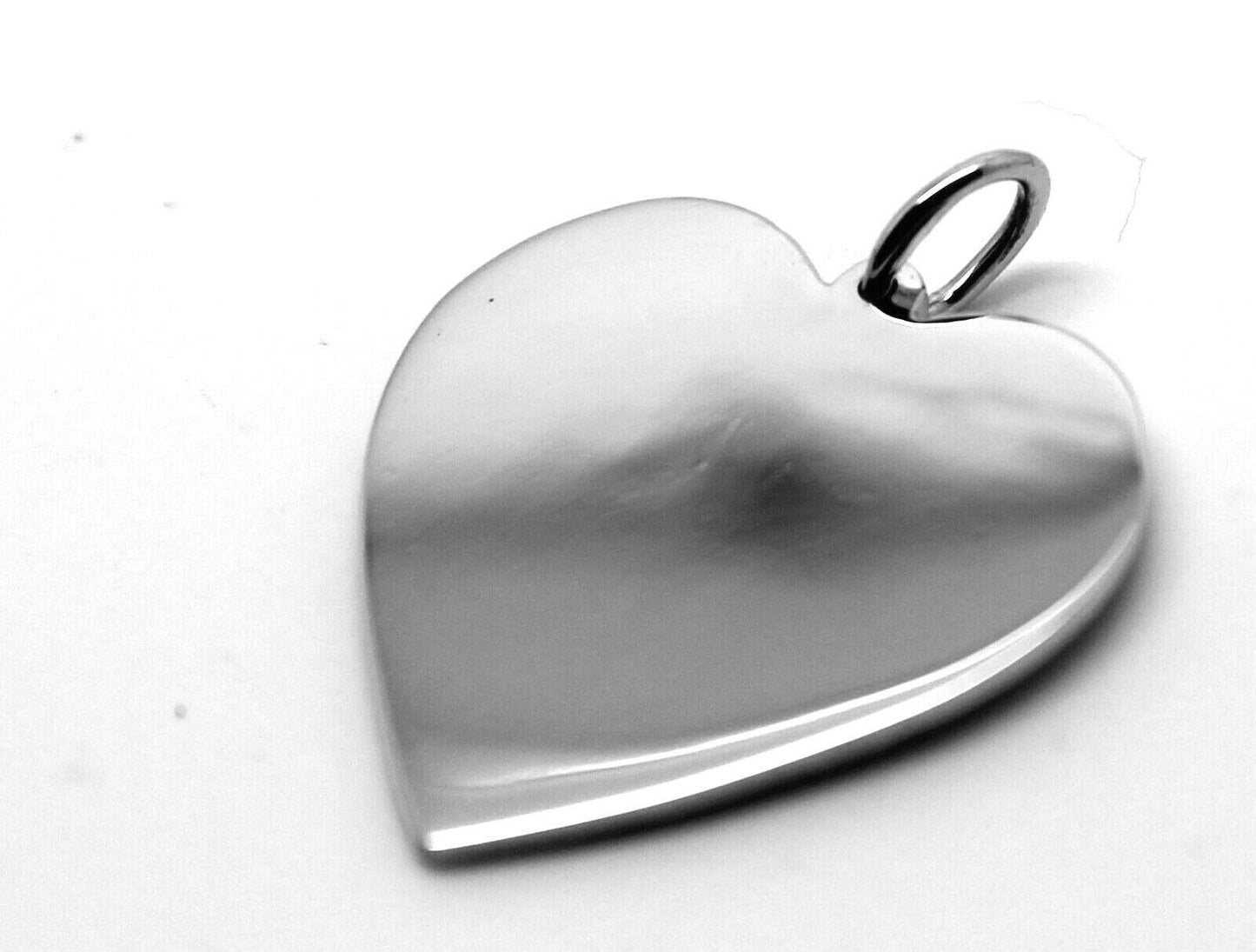 Solid Genuine 9ct 9kt Rose, Yellow Or White Gold / 375, Large Heart Shield Pendant