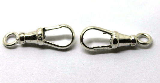 Kaedesigns  Large 2 X  Sterling Silver Albert Swivel Clasp 25mm