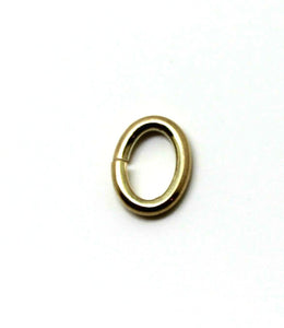Kaedesigns, 18ct 18k 750 Yellow Gold, 5mm x 3mm Oval Open Jump Ring -Free post