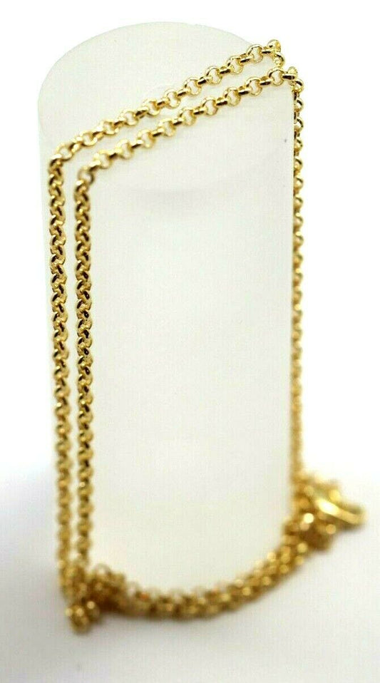 Genuine 9ct Yellow Gold Belcher Chain Necklace 50cm 6.1 grams