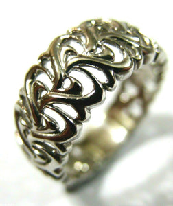 Kaedesigns, New Genuine Sterling Silver 925 Filigree Flower Swirl Ring * Choose your size