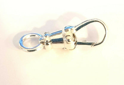 Genuine Sterling Silver Albert Swivel Clasp 15mm