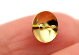 Kaedesigns Genuine 9ct Yellow Gold 8mm Diameter Pendant or Pearl Cup