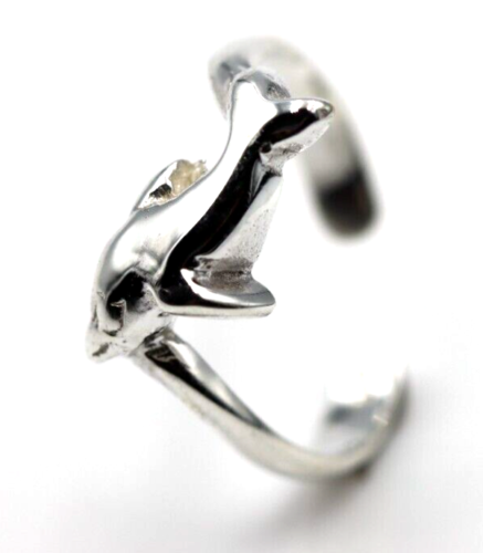 Kaedesigns New Genuine Sterling Silver Dolphin Toe Ring