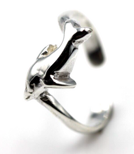 Kaedesigns New Genuine Sterling Silver Dolphin Toe Ring *Free Post in oz