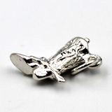 Genuine Sterling Silver 925 Cowboy Boot Charm Pendant