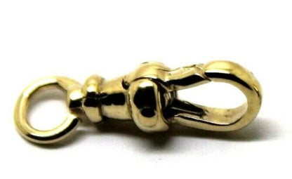 Genuine 9ct Yellow or Rose Gold Albert Swivel Clasp 15mm Size