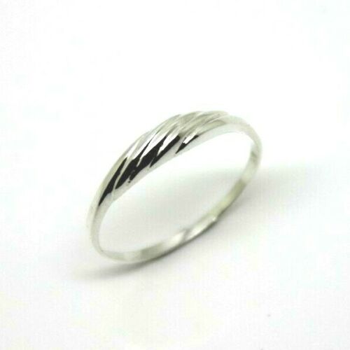 Genuine New Sterling Silver 925 Delicate Dome Ring