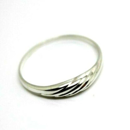 Genuine New Sterling Silver 925 Delicate Dome Ring