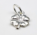 Kaedesigns Sterling Silver 925 Four Leaf Clover Pendant / Charm- Free post
