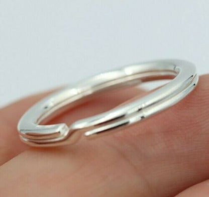 Kaedesigns 925 Sterling Silver Split Ring Many Sizes 5pcs Or 10pcs