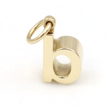 Kaedesigns New Genuine 9kt 9ct Genuine Solid Yellow, Rose or White Gold Initial Pendant b