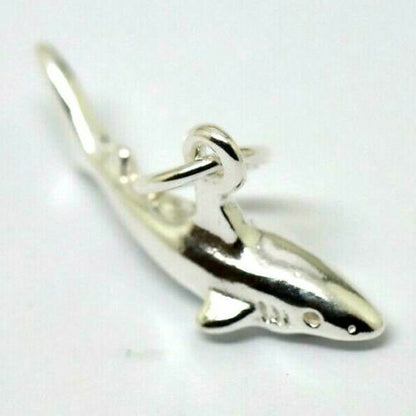 Kaedesigns New Sterling Silver 925 Solid Shark Pendant / Charm