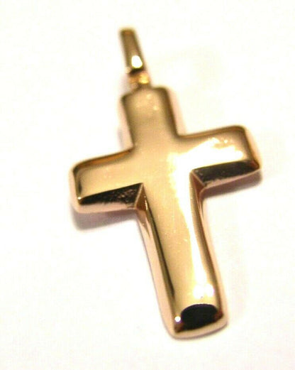 Kaedesigns, Genuine New 9ct 9K 375 Yellow, Rose or White Gold Plain Cross Pendant 285