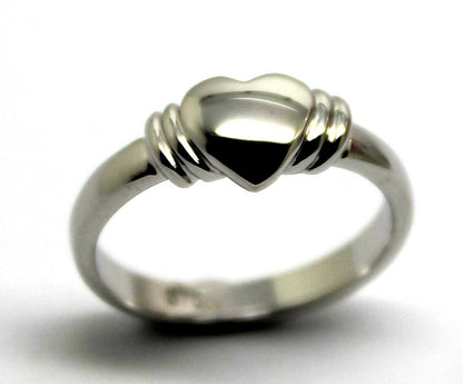 Kaedesigns, 375 New Genuine 9ct Yellow, Rose or White Gold Heart Signet Ring Item 280