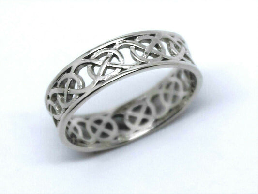 Kaedesigns New Genuine Sterling Silver 925 5mm Celtic Weave Ring