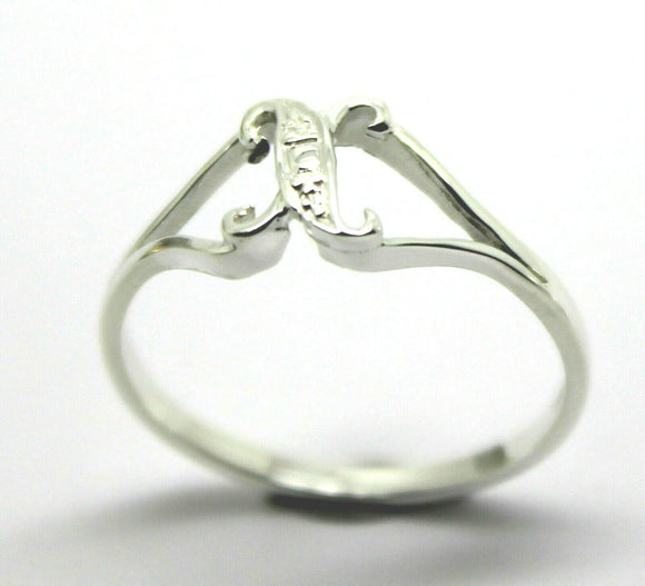 Genuine Delicate 9ct 375 Yellow, Rose or White Gold Initial Ring X
