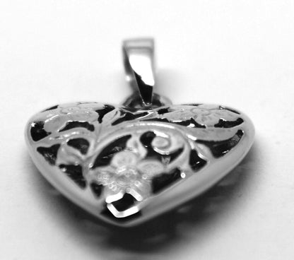 Kaedesigns New 9ct Yellow Gold or White Gold or Rose Gold 21mm Heart Pendant